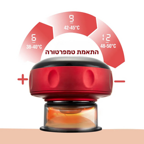 מכשיר כוסות רוח לחוויה טיפולית מהפכנית